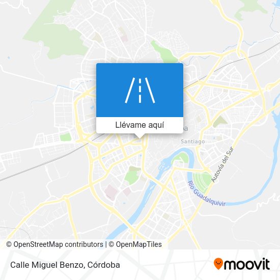 Mapa Calle Miguel Benzo