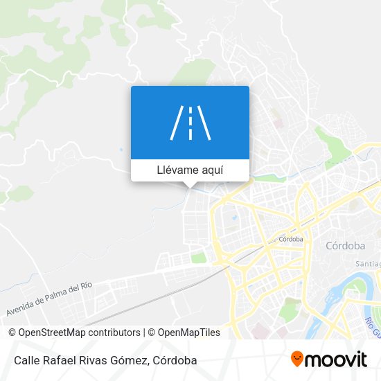 Mapa Calle Rafael Rivas Gómez