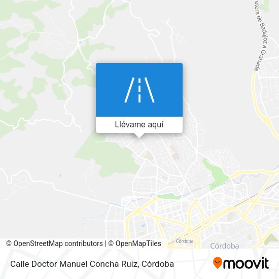 Mapa Calle Doctor Manuel Concha Ruiz