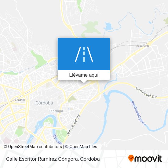 Mapa Calle Escritor Ramírez Góngora