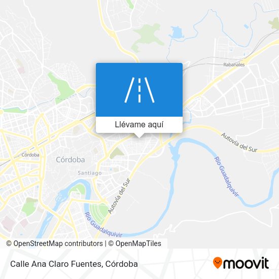 Mapa Calle Ana Claro Fuentes