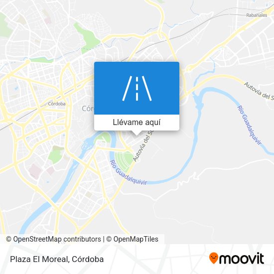 Mapa Plaza El Moreal