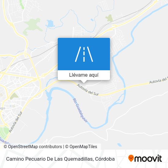 Mapa Camino Pecuario De Las Quemadillas