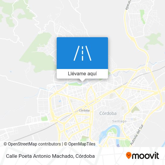 Mapa Calle Poeta Antonio Machado