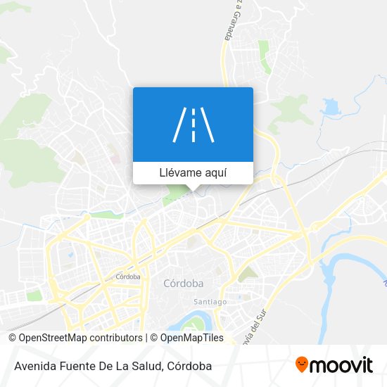 Mapa Avenida Fuente De La Salud