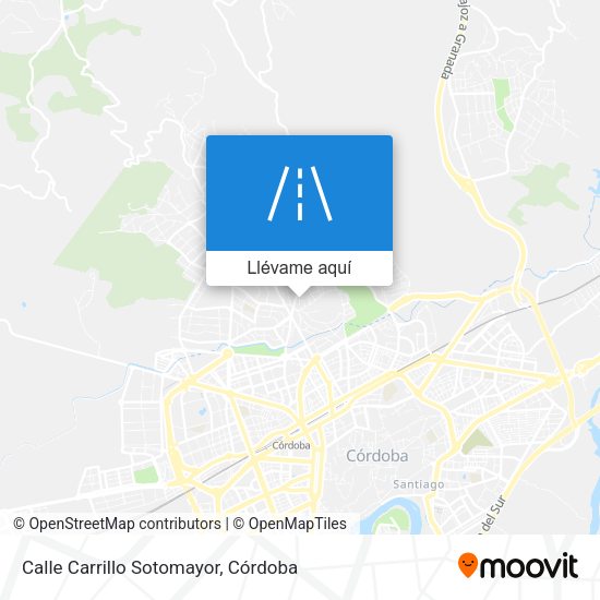 Mapa Calle Carrillo Sotomayor