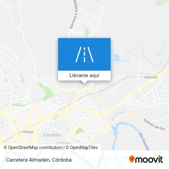 Mapa Carretera Almadén
