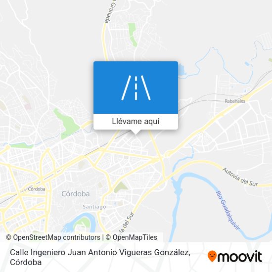 Mapa Calle Ingeniero Juan Antonio Vigueras González