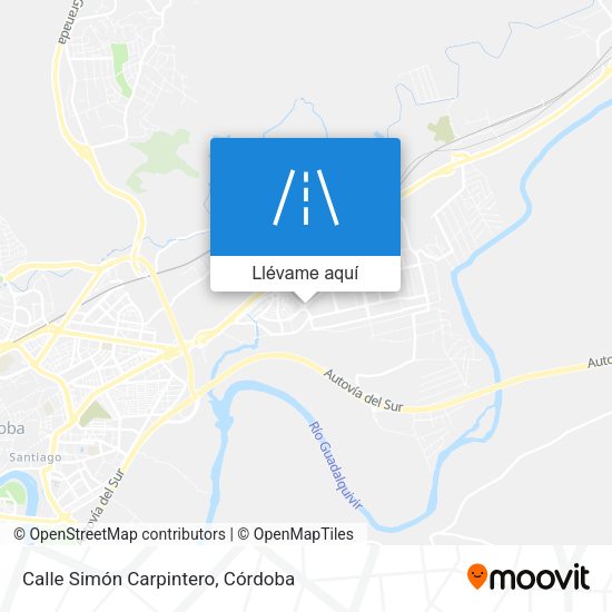 Mapa Calle Simón Carpintero