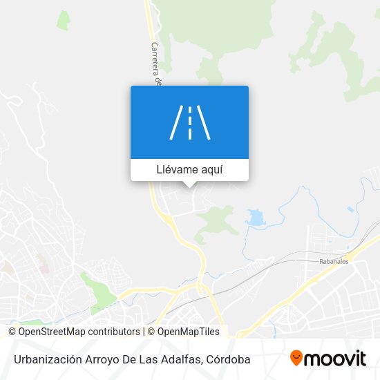 Mapa Urbanización Arroyo De Las Adalfas