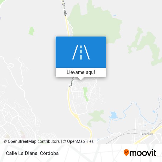 Mapa Calle La Diana