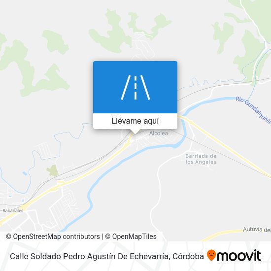 Mapa Calle Soldado Pedro Agustín De Echevarría