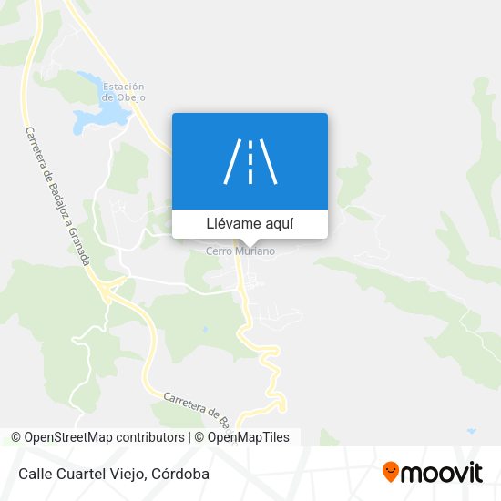 Mapa Calle Cuartel Viejo