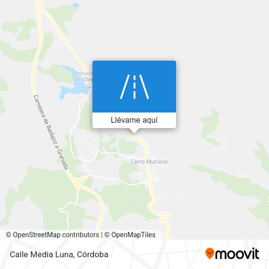 Mapa Calle Media Luna