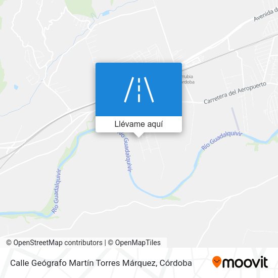 Mapa Calle Geógrafo Martín Torres Márquez