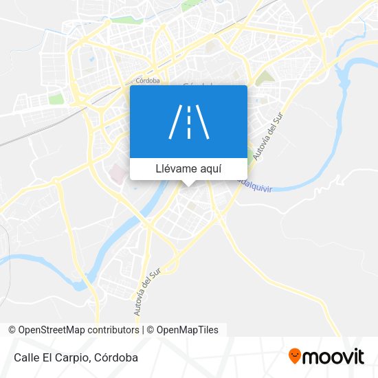 Mapa Calle El Carpio