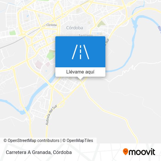Mapa Carretera A Granada