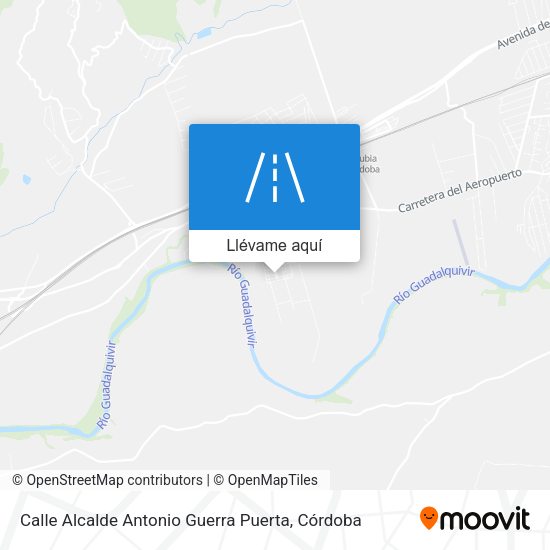 Mapa Calle Alcalde Antonio Guerra Puerta