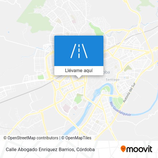 Mapa Calle Abogado Enríquez Barrios
