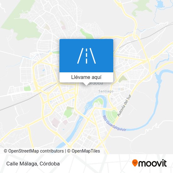 Mapa Calle Málaga