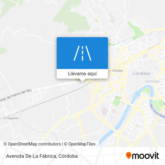 Mapa Avenida De La Fábrica