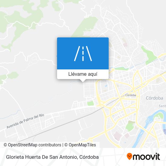 Mapa Glorieta Huerta De San Antonio