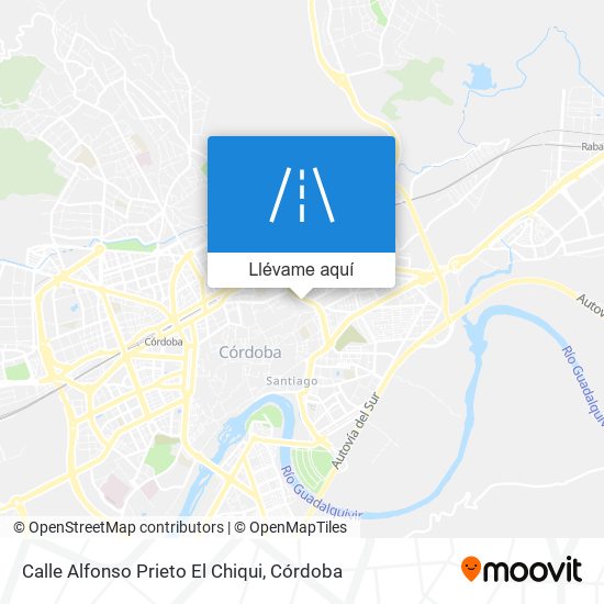 Mapa Calle Alfonso Prieto El Chiqui