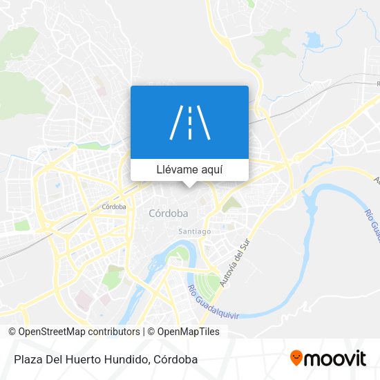 Mapa Plaza Del Huerto Hundido