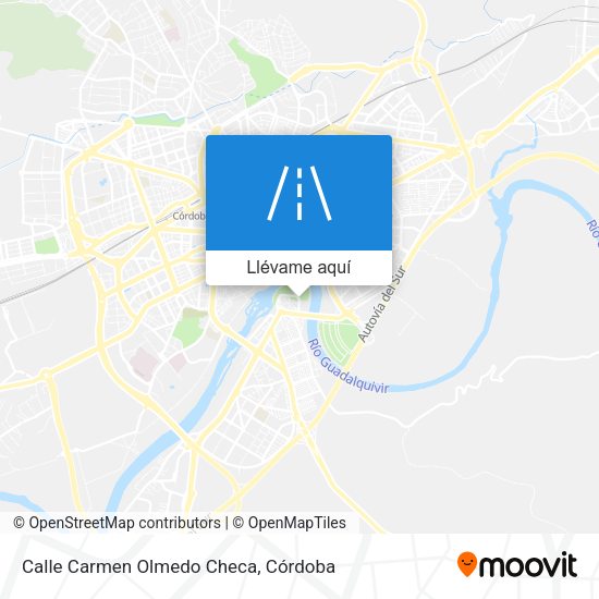 Mapa Calle Carmen Olmedo Checa