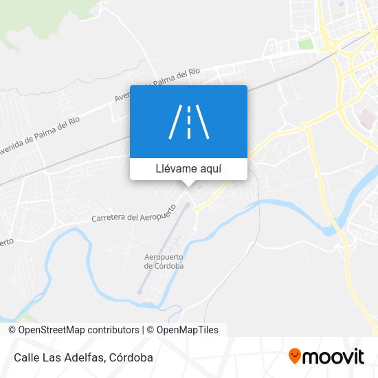 Mapa Calle Las Adelfas