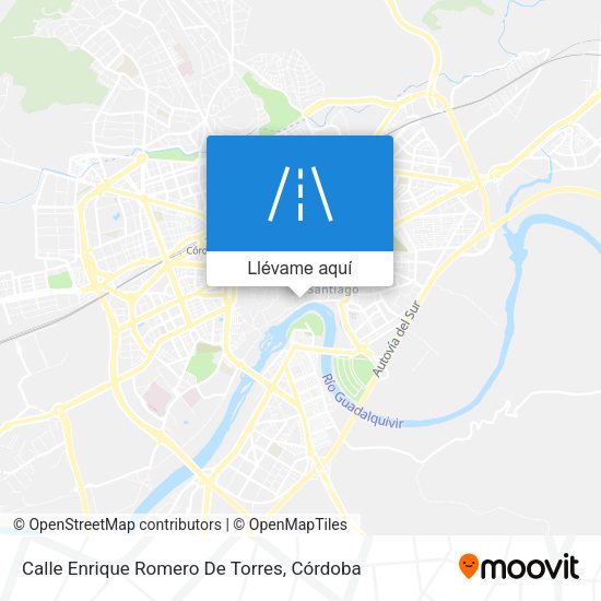 Mapa Calle Enrique Romero De Torres