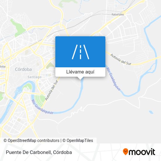 Mapa Puente De Carbonell