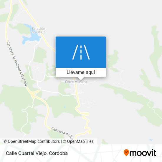 Mapa Calle Cuartel Viejo