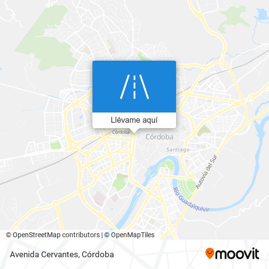 Mapa Avenida Cervantes