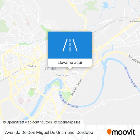 Mapa Avenida De Don Miguel De Unamuno