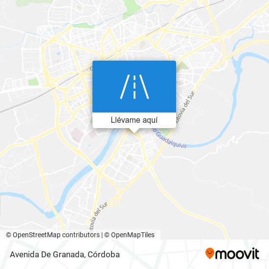 Mapa Avenida De Granada