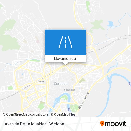 Mapa Avenida De La Igualdad