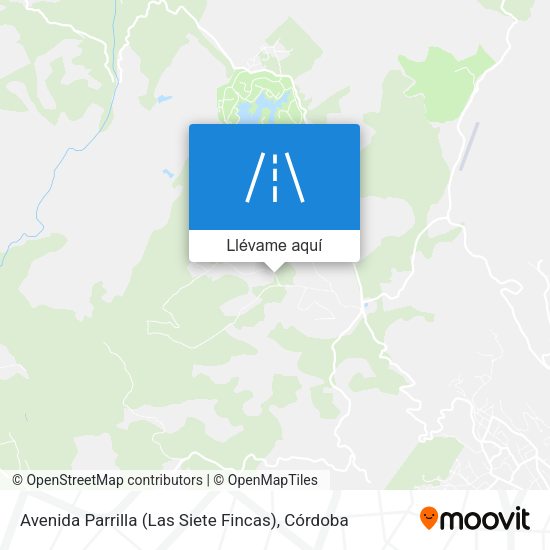 Mapa Avenida Parrilla (Las Siete Fincas)