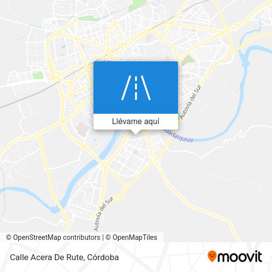 Mapa Calle Acera De Rute