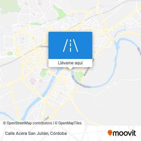 Mapa Calle Acera San Julián