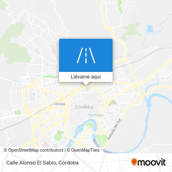 Mapa Calle Alonso El Sabio