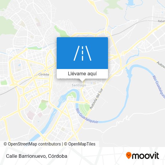 Mapa Calle Barrionuevo