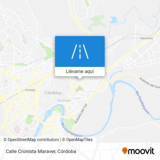 Mapa Calle Cronista Maraver