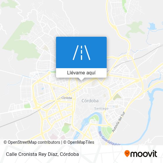 Mapa Calle Cronista Rey Díaz