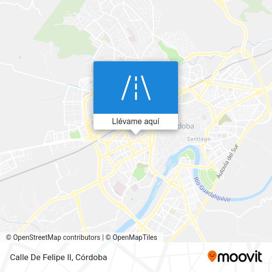Mapa Calle De Felipe II