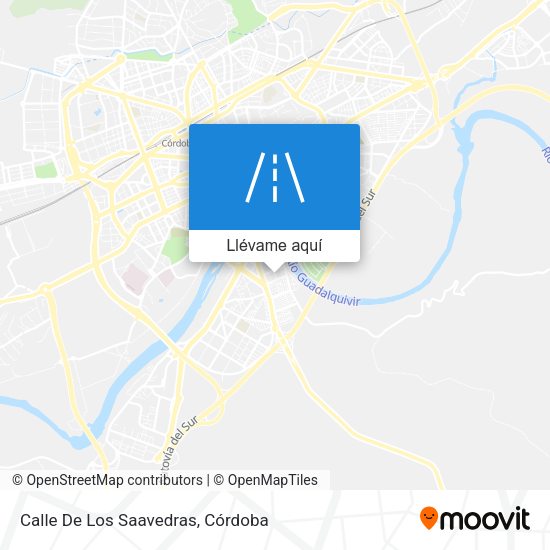 Mapa Calle De Los Saavedras