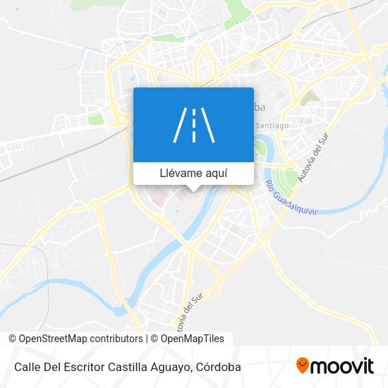 Mapa Calle Del Escritor Castilla Aguayo