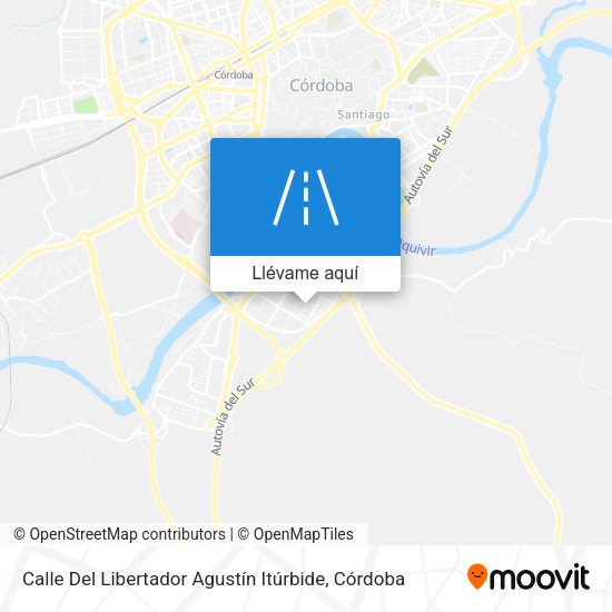 Mapa Calle Del Libertador Agustín Itúrbide
