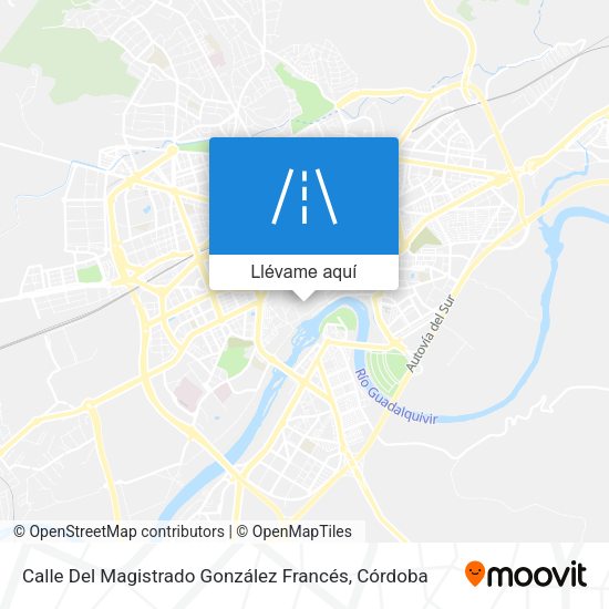 Mapa Calle Del Magistrado González Francés
