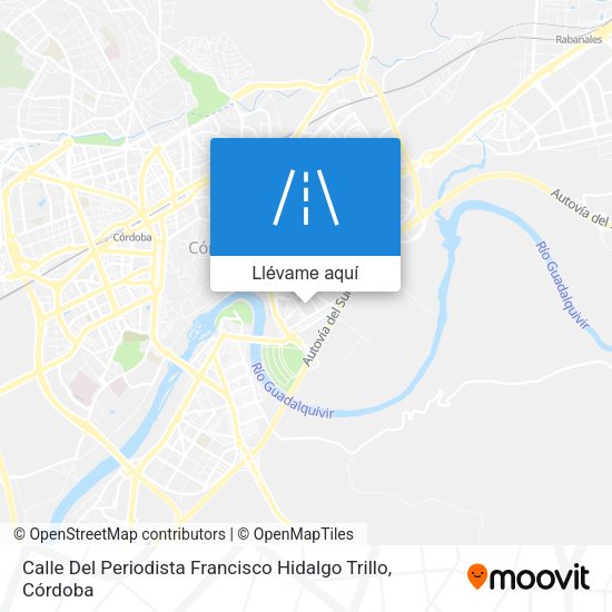 Mapa Calle Del Periodista Francisco Hidalgo Trillo